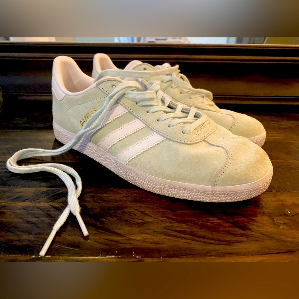 Adidas Gazelles - Mint Green - Women’s Size 8.5